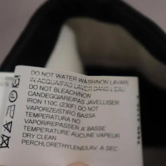 Rick Owens Women's Size 6 Black Cropped Trousers Pants Dress High Rise 100% Wool - Picture 12 of 15